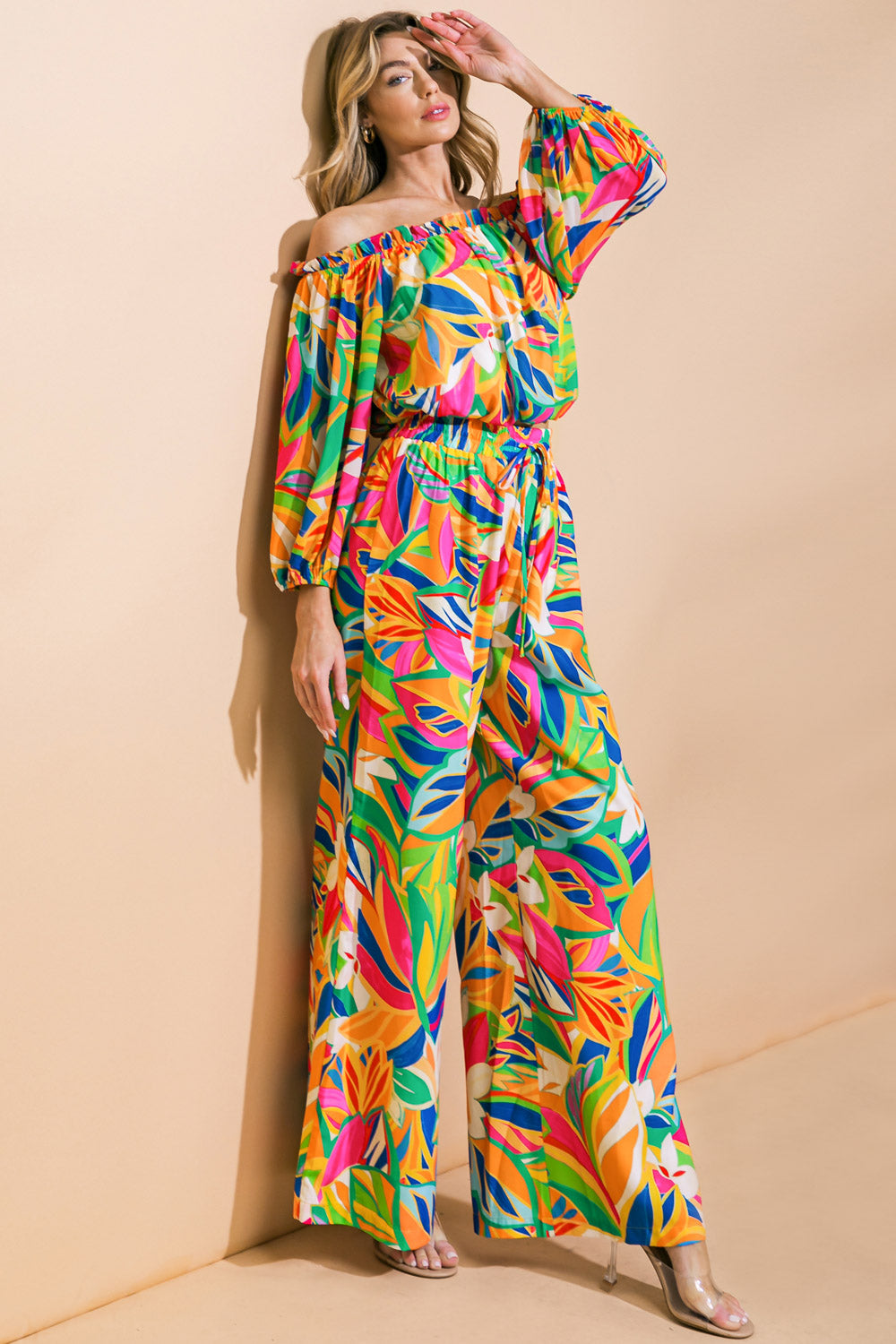 CALÇAS DE TECIDO ENTERTAIN ME