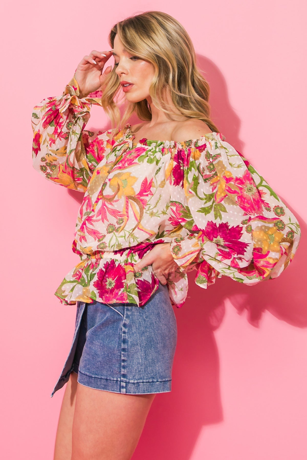 SWEETEST ESCAPE WOVEN TOP - MaraFormigone