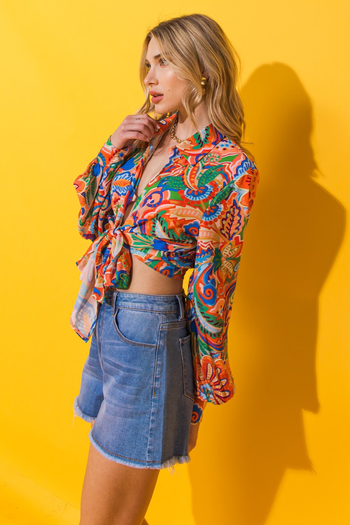 MEU LUGAR FELIZ BLUSA DE TECIDO