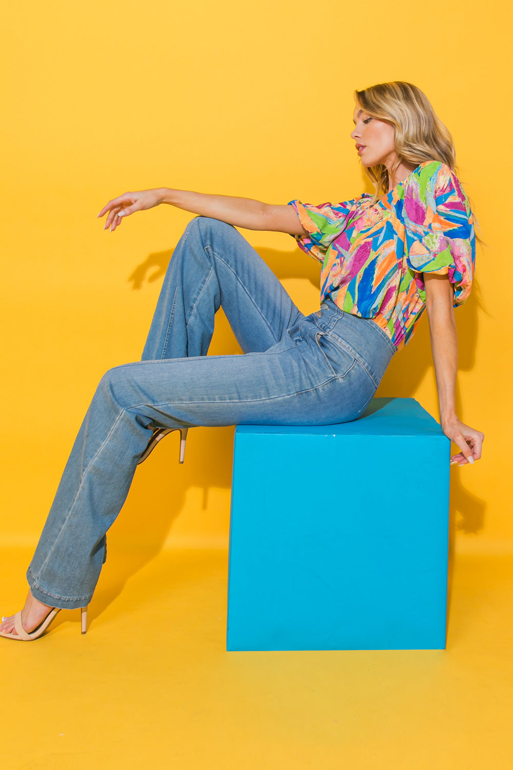 HONESTLY BREATHTAKING WOVEN TOP - MaraFormigone