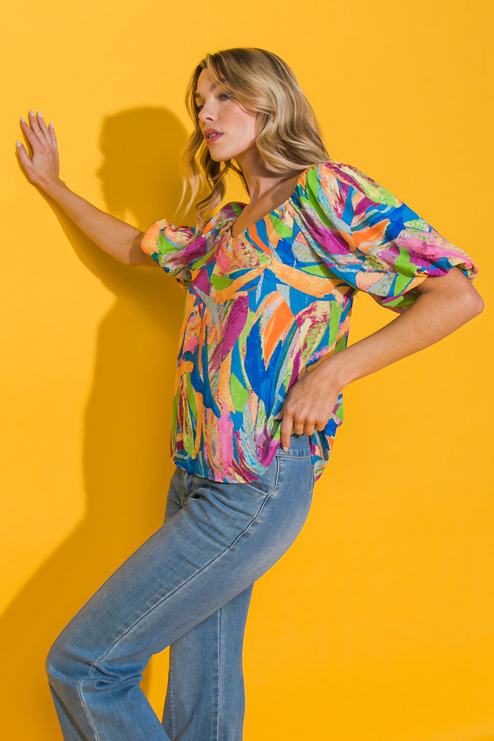 HONESTLY BREATHTAKING WOVEN TOP - MaraFormigone