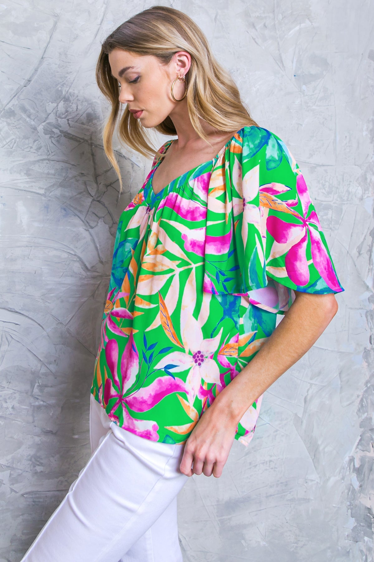 HIGH CLASS WOVEN TOP - MaraFormigone