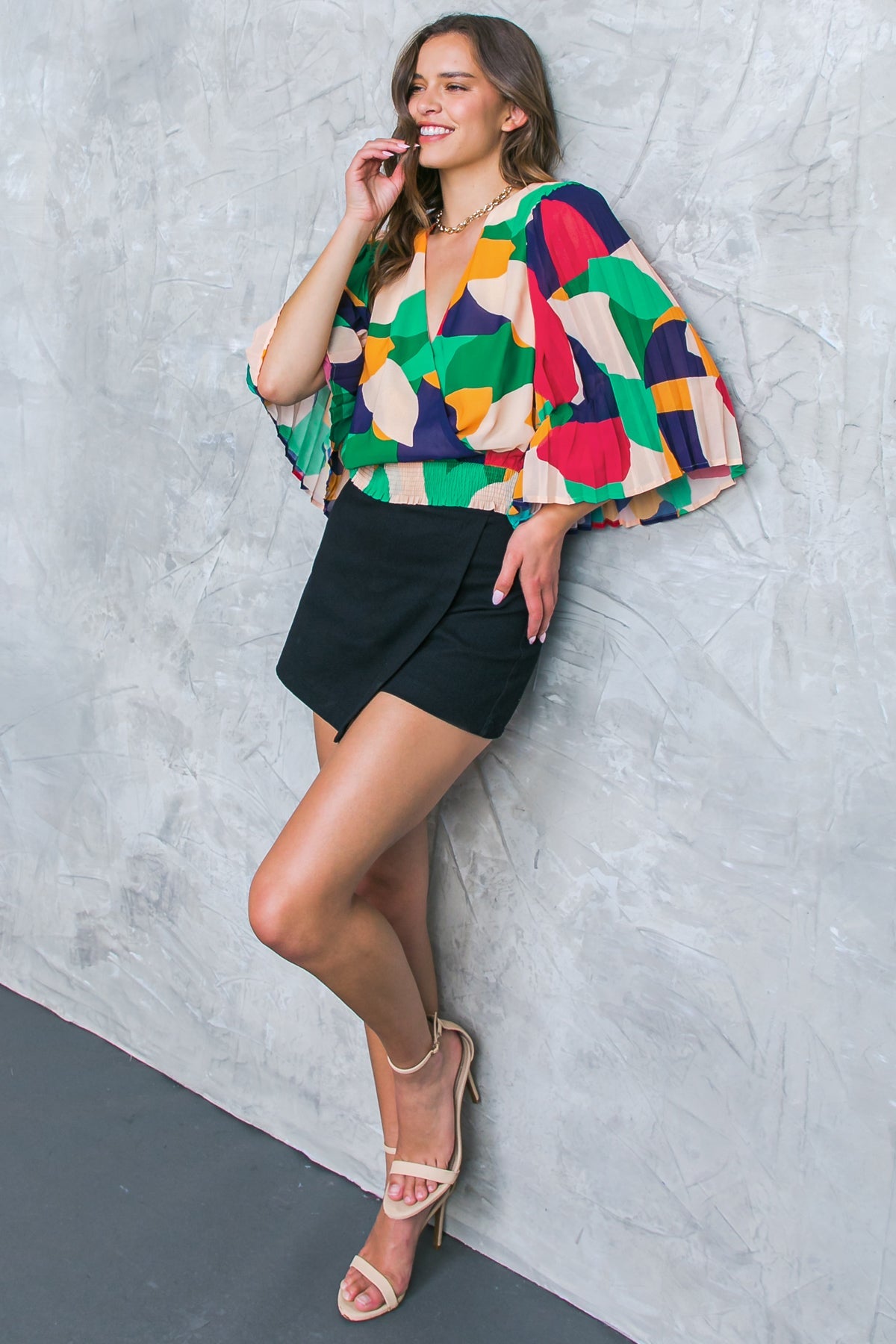 LUCIENDO MI MEJOR BLUSA TEJIDA