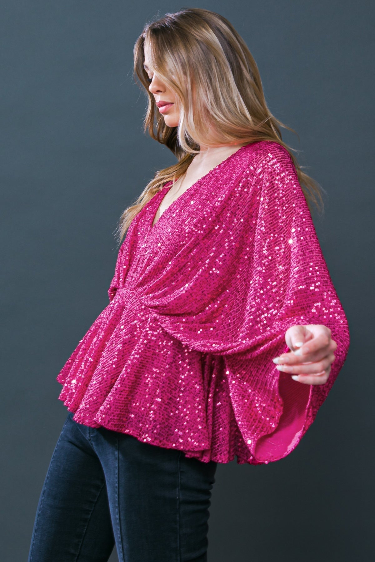 TOP DE LENTEJUELAS "COMIENZO DE LA ETERNIDAD"