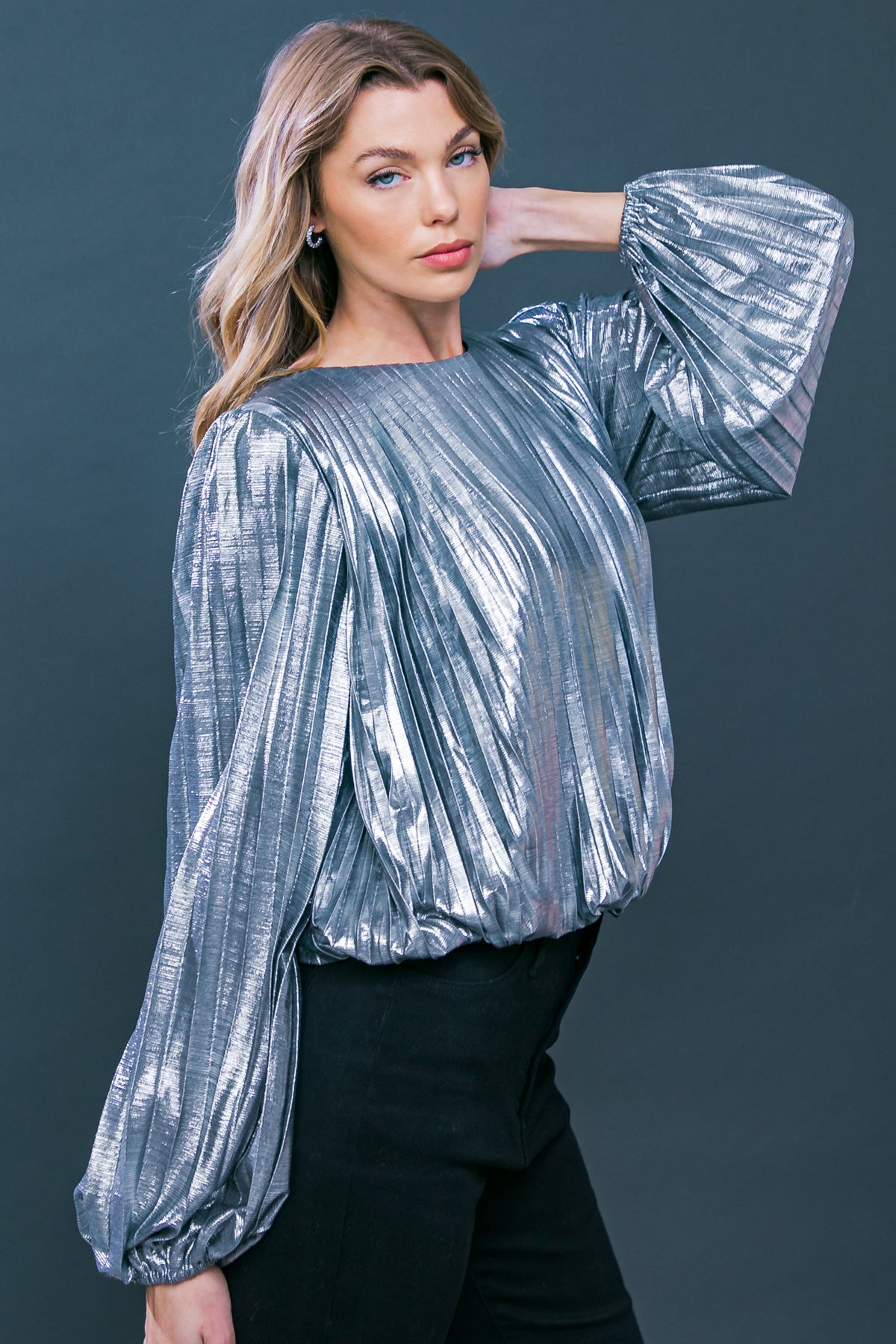 KEY IT DOWN WOVEN TOP - MaraFormigone