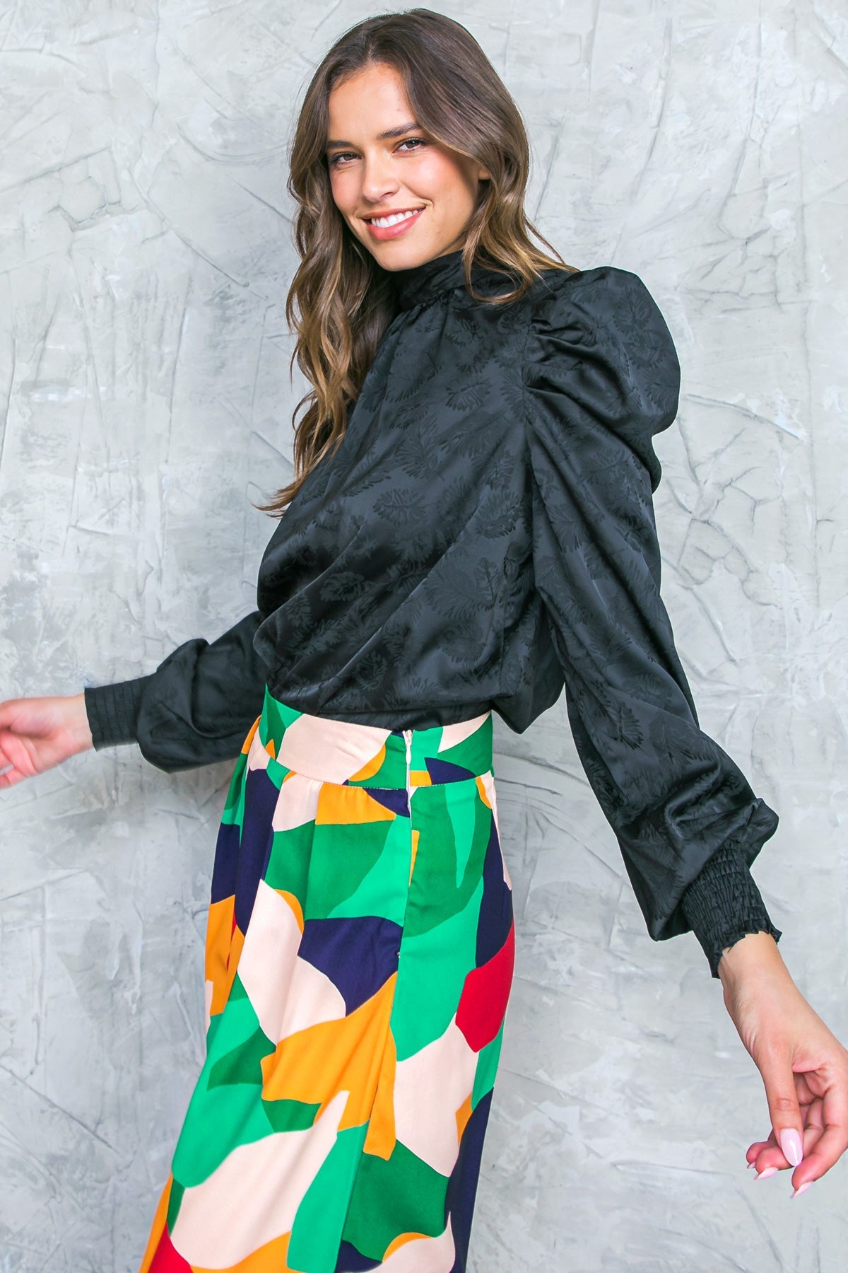 TOP DE SATÉN DE GOLEN GLANCES