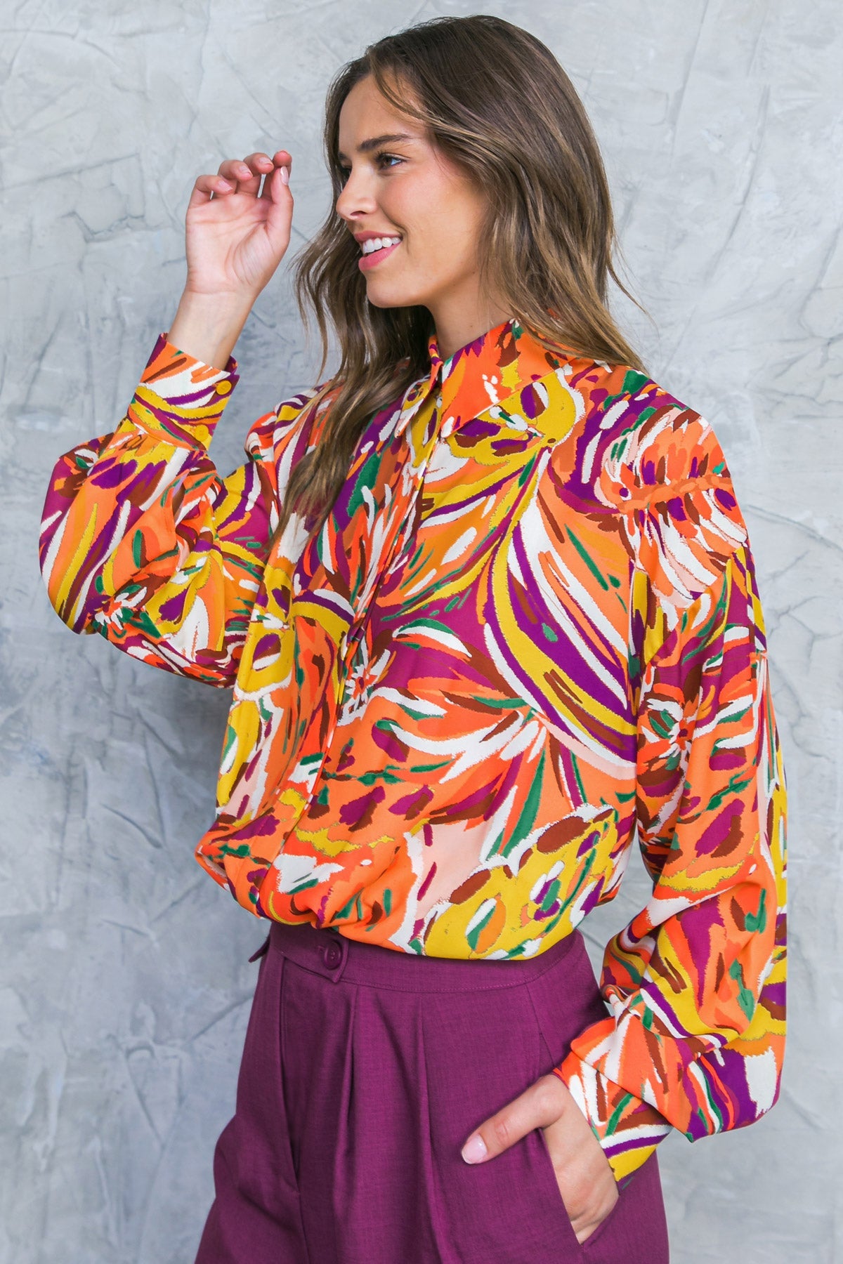 FAMOUS BEHAVIOR WOVEN TOP - MaraFormigone