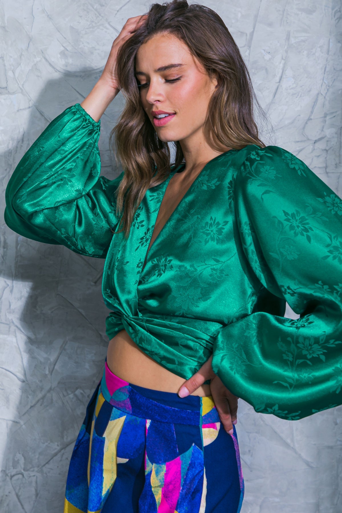 DARLING PERSONALITY WOVEN TOP - MaraFormigone