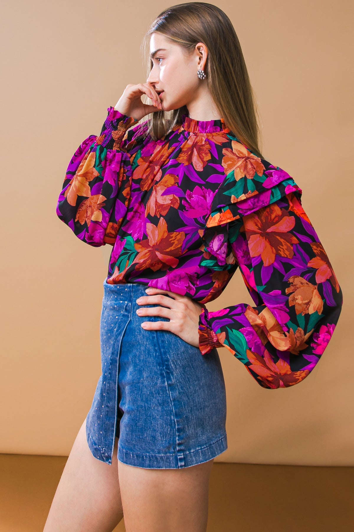 MOODY SWEETIE WOVEN TOP - MaraFormigone