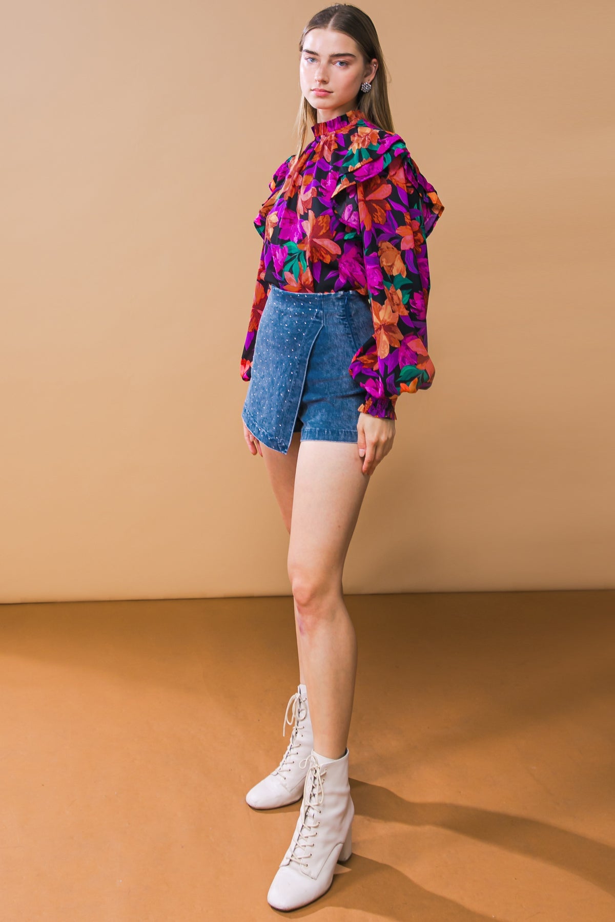 MOODY SWEETIE WOVEN TOP - MaraFormigone