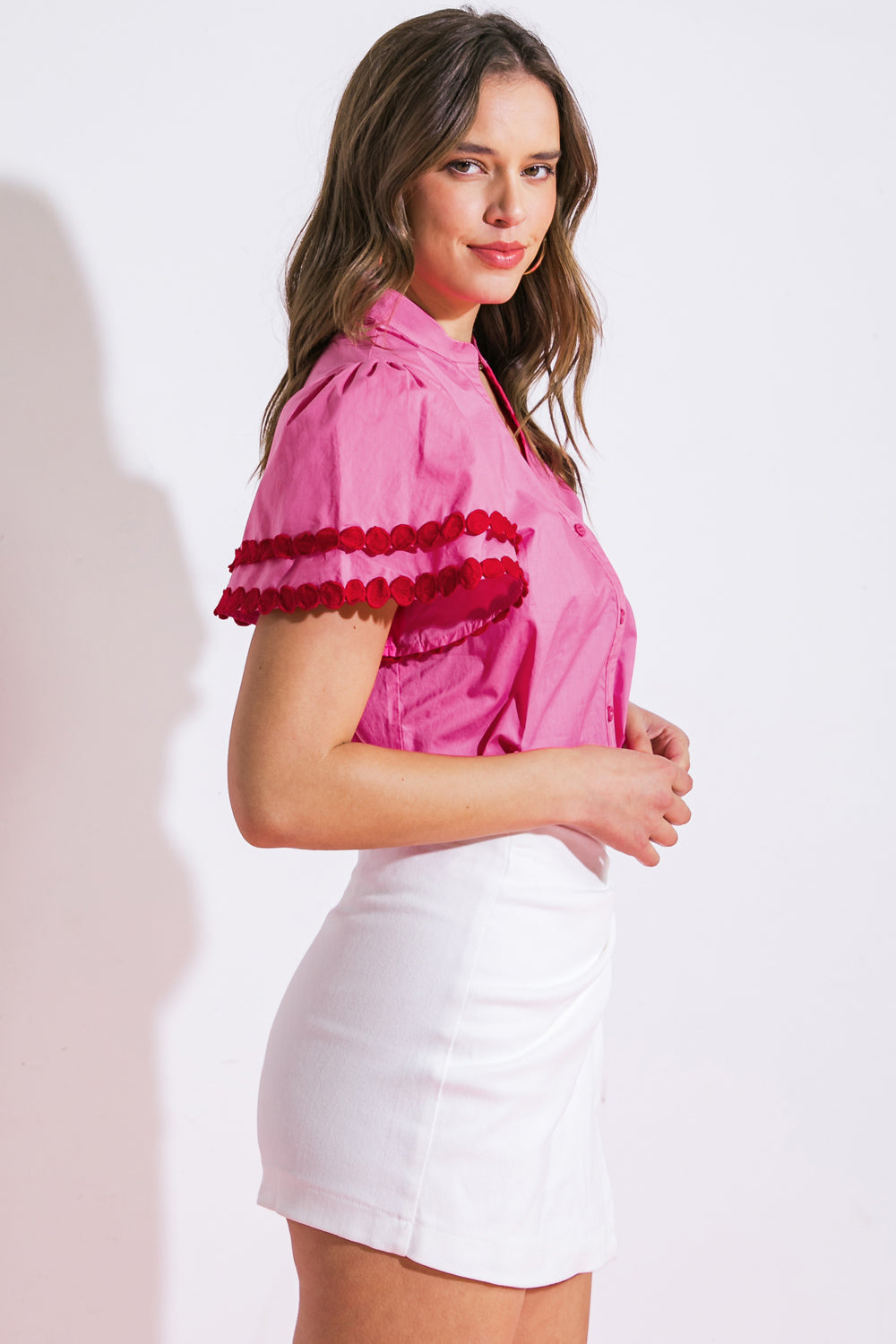 LEARN AS YOU GO WOVEN TOP - MaraFormigone