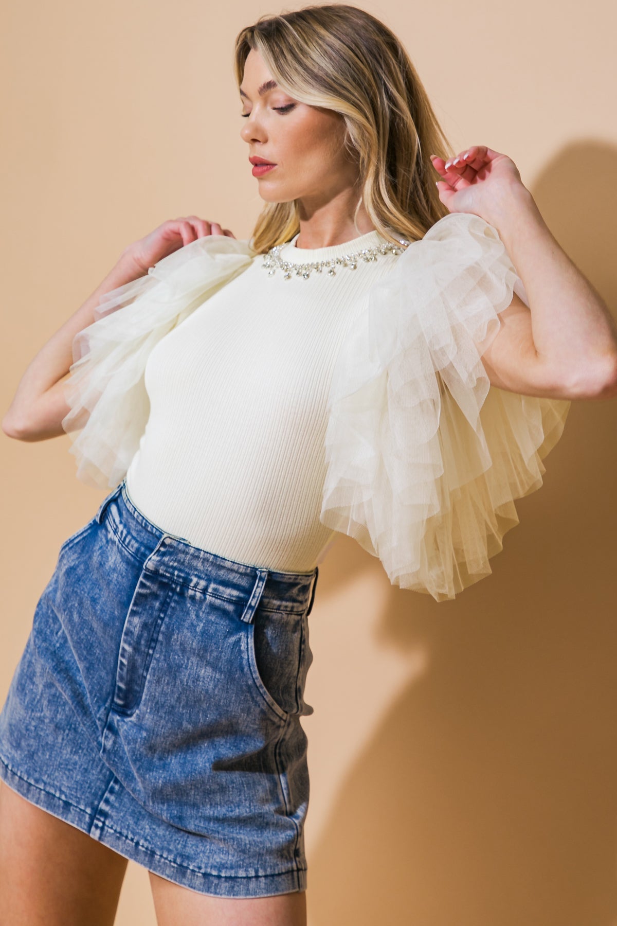 SO UNBOTHERED KNIT BODYSUIT - MaraFormigone