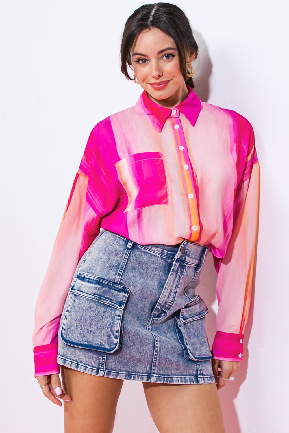 TAKE THE LEAD BLUSA DE TECIDO