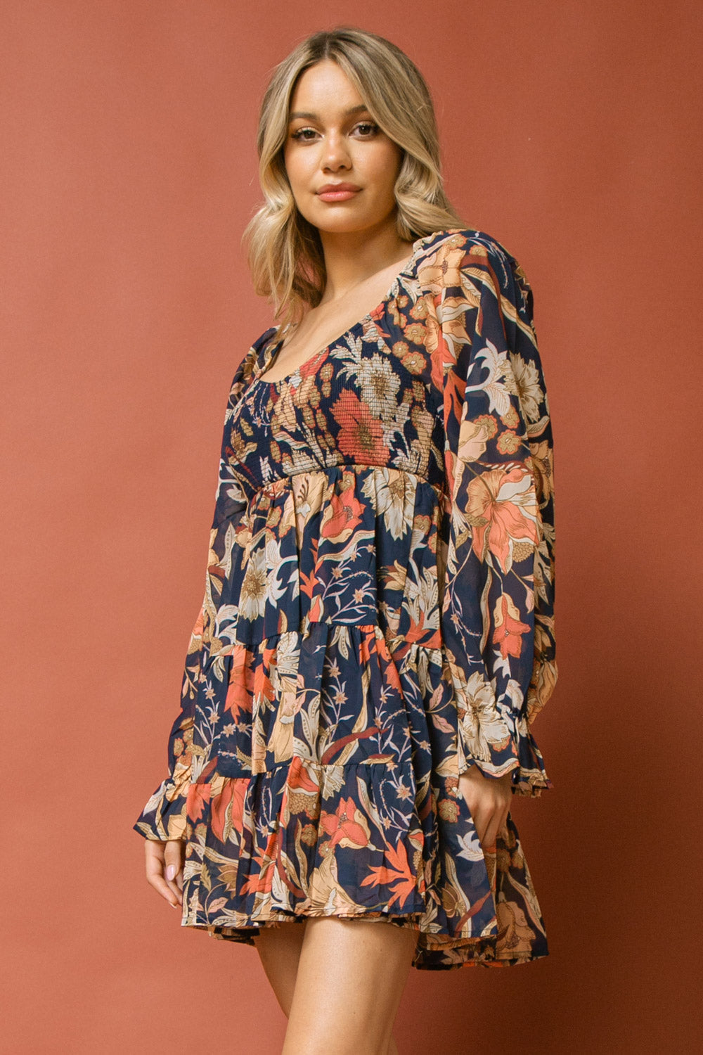 VESTIDO MINI TECIDO "GUARDIÃ DO MEU CORAÇÃO"