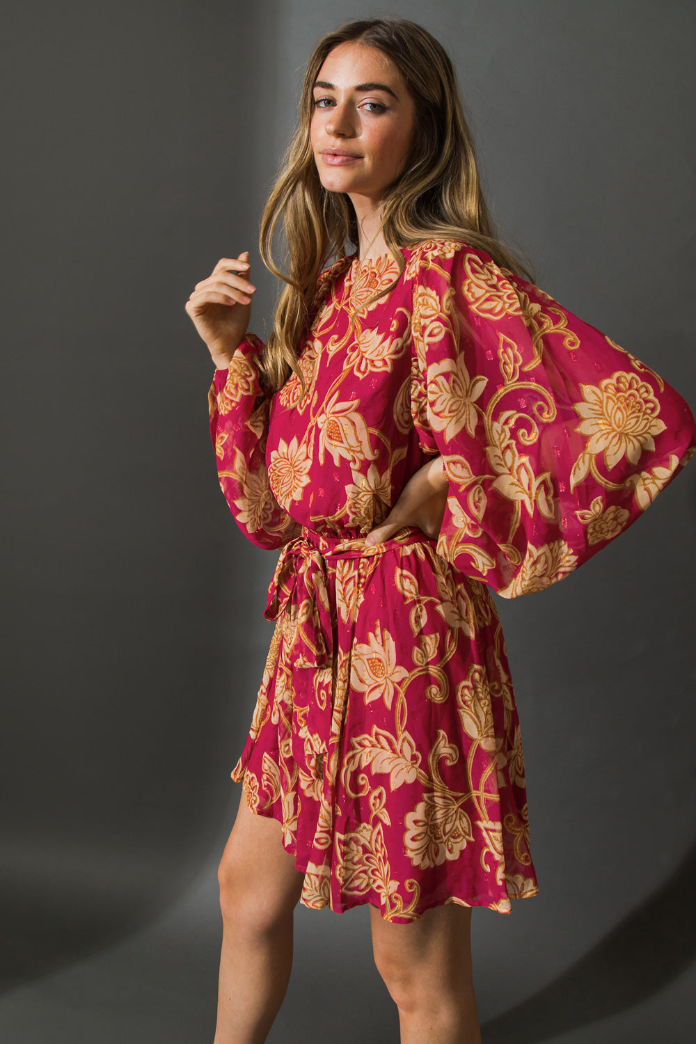 ONE THAT GOT AWAY WOVEN MINI DRESS - MaraFormigone