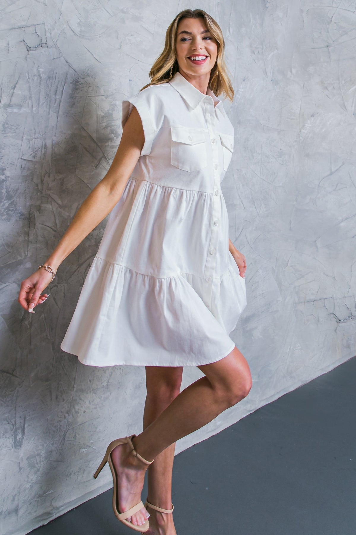 COMMON GROUND TWILL MINI DRESS - MaraFormigone