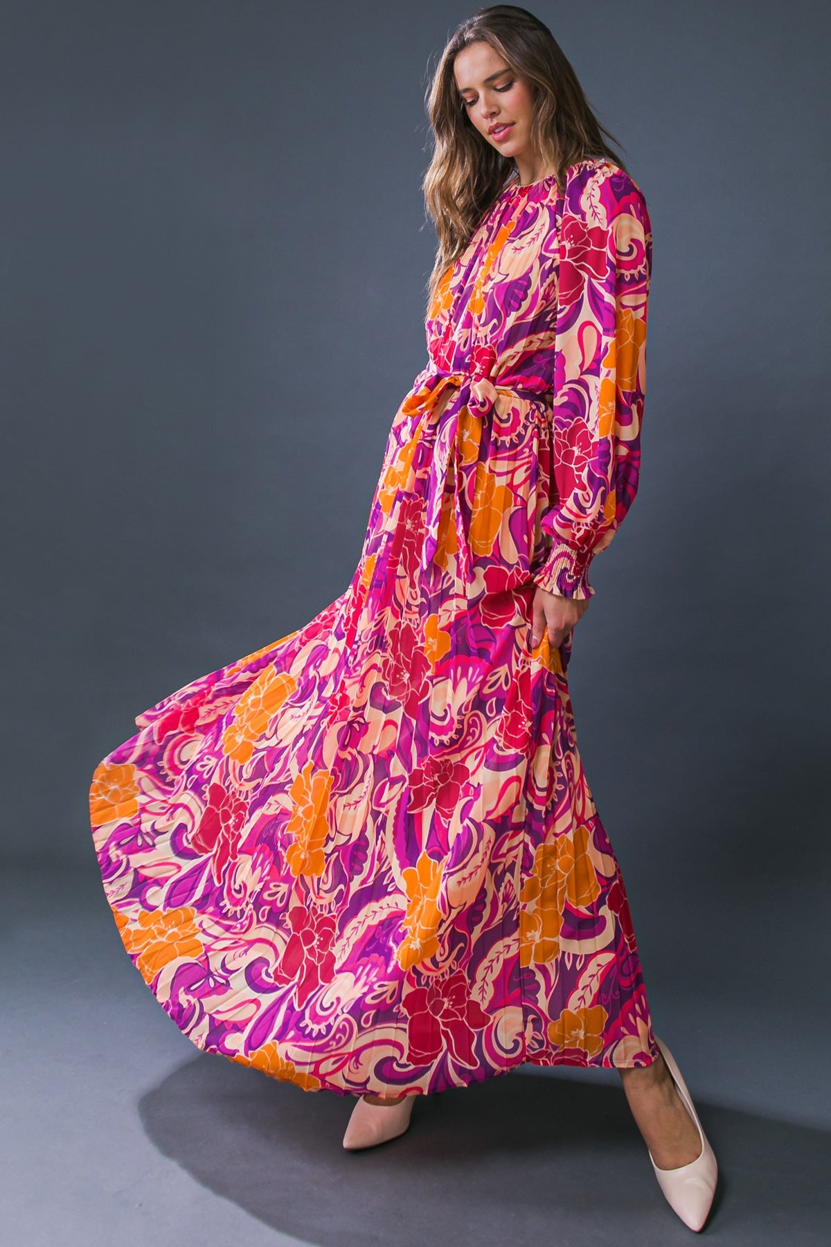 CHANGING LOCATIONS WOVEN MAXI DRESS - MaraFormigone