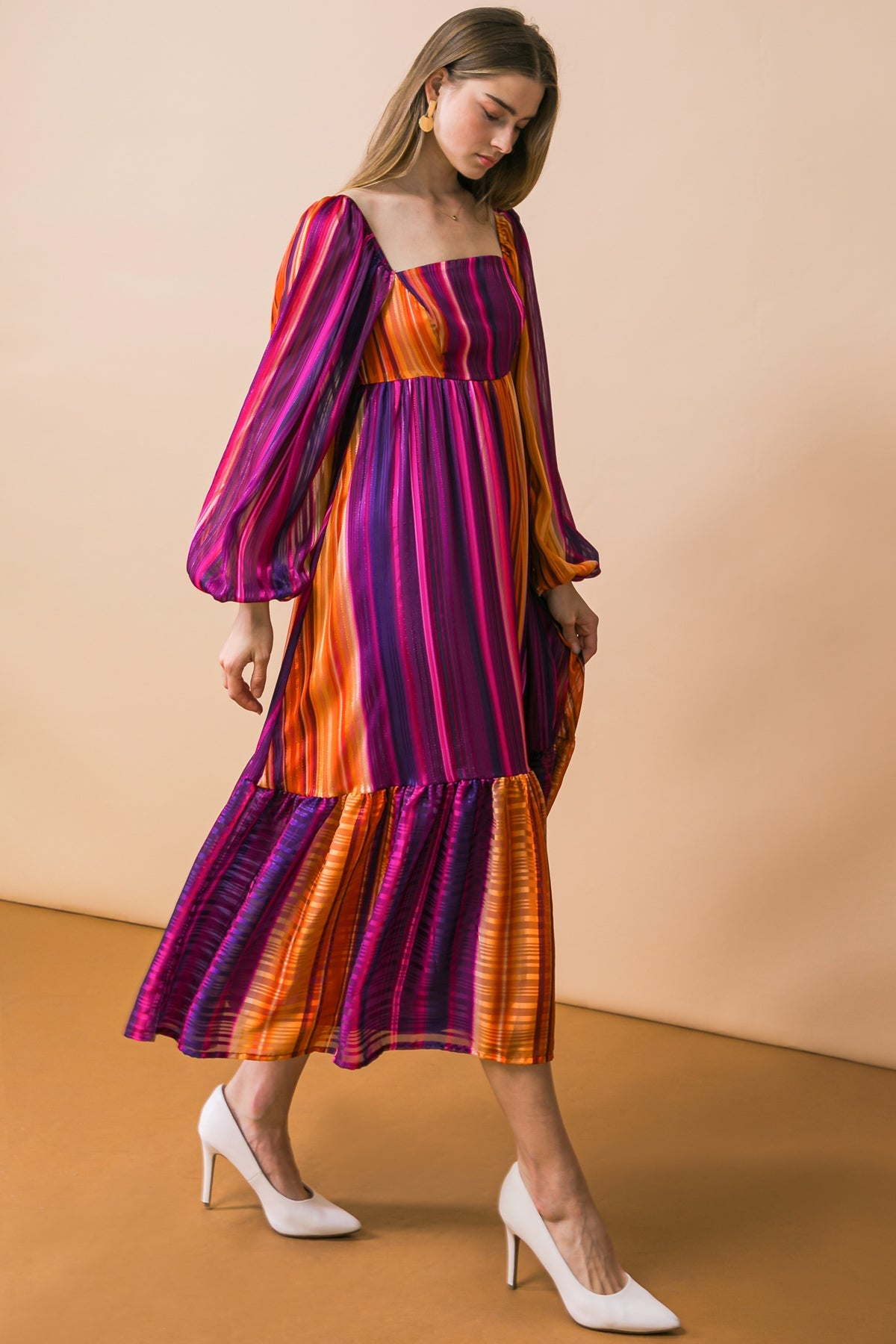 VESTIDO MIDI DE TECIDO TUDO O QUE VOCÊ PRECISA