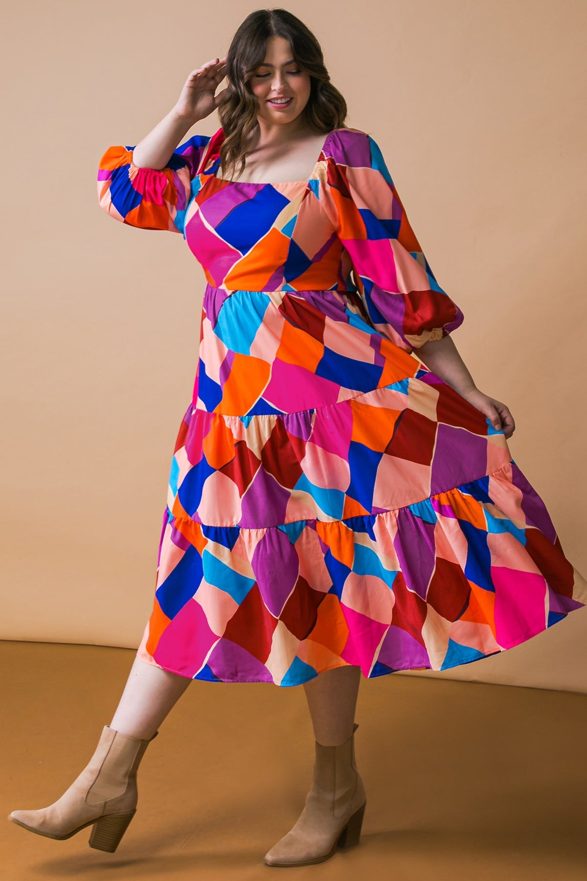 VESTIDO MIDI TEJIDO "TULLING HEARTSTRINGS"