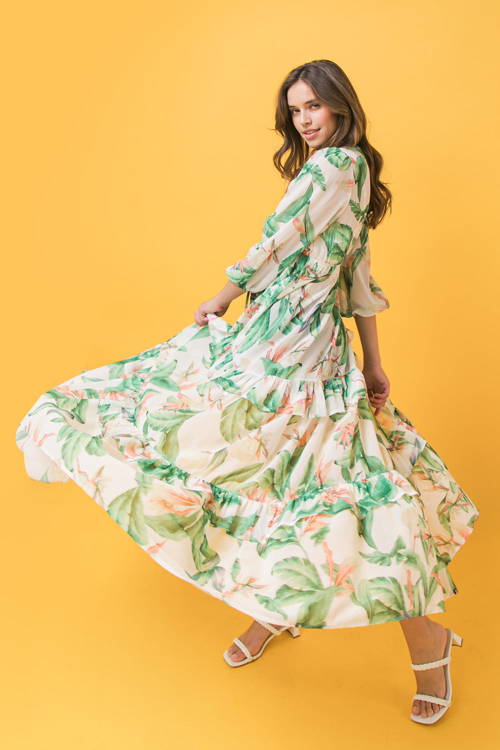 EASY DAYS FLORAL MAXI KIMONO TOP - MaraFormigone