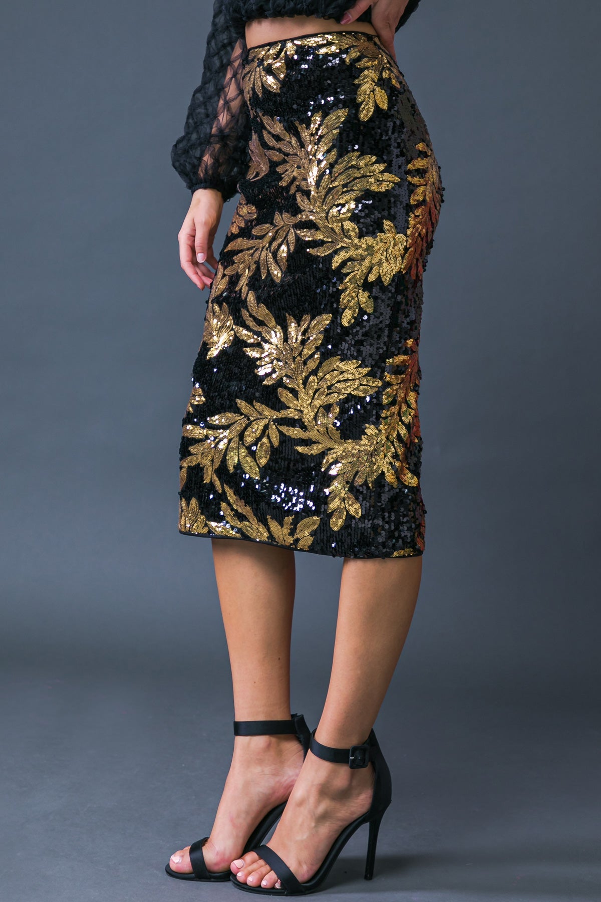 PARTE DE MI HISTORIA FALDA DE LENTEJUELAS