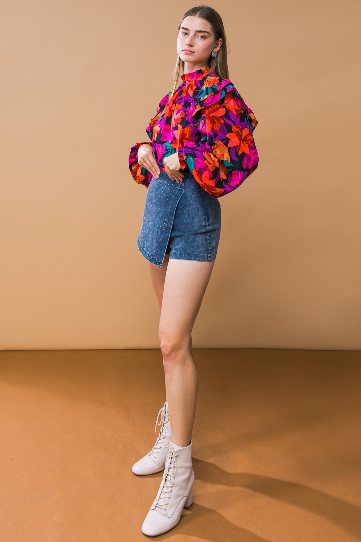 POSH POSITION DENIM SKORT - MaraFormigone