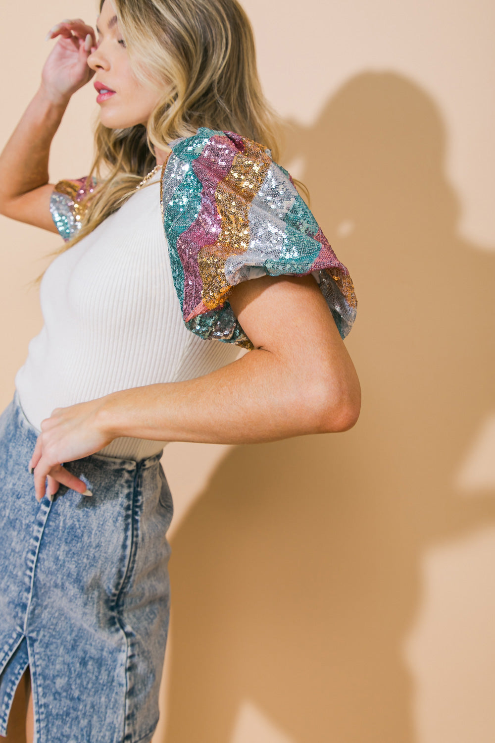 BLUSA DE SUÉTER "GET CARRIED AWAY"