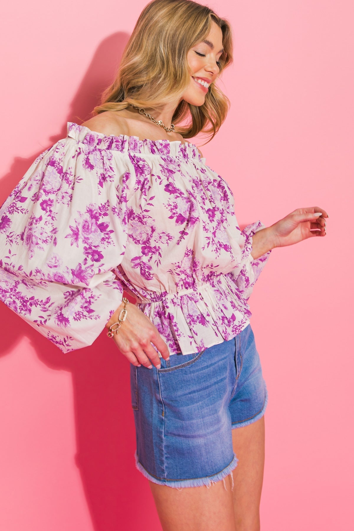 LOVELY ENTRANCE WOVEN TOP - MaraFormigone