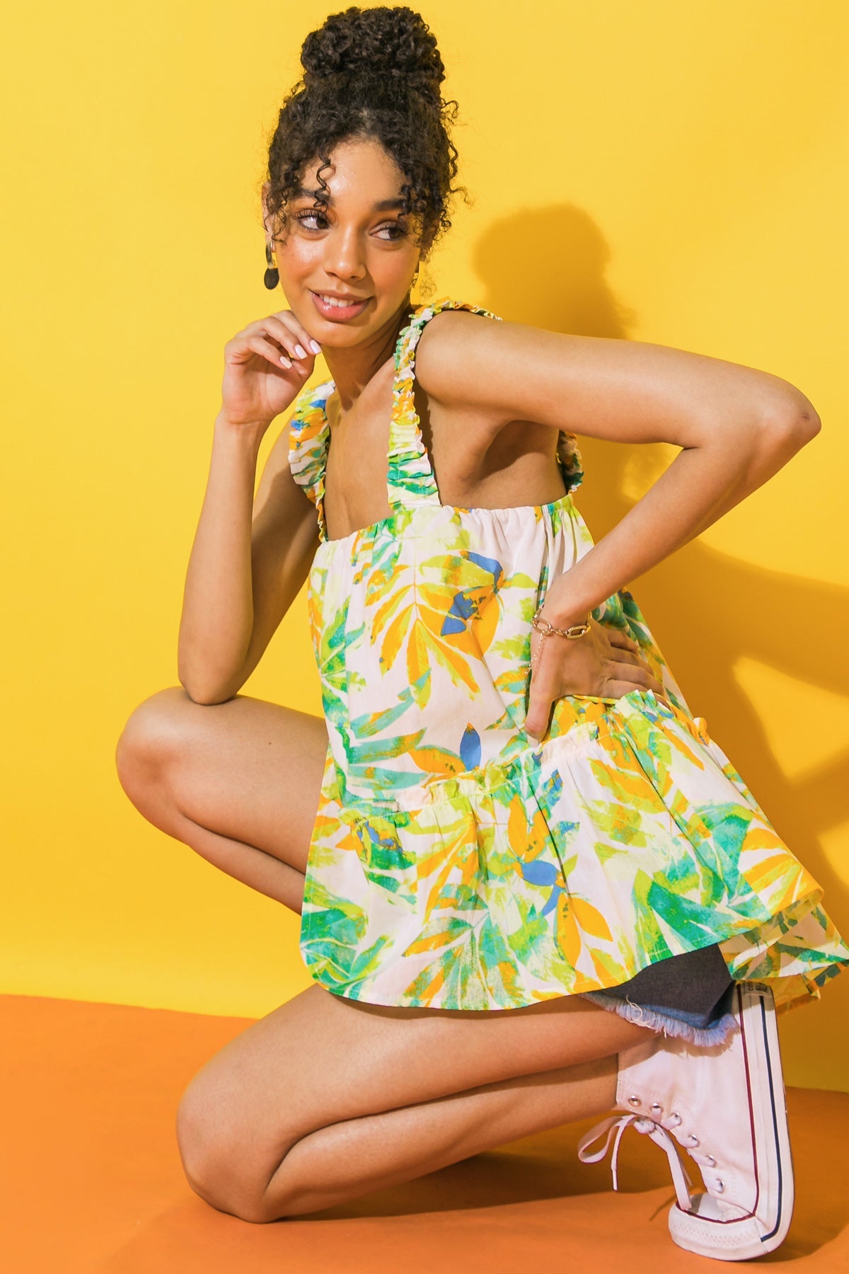 OCEAN SKIES WOVEN TOP - MaraFormigone