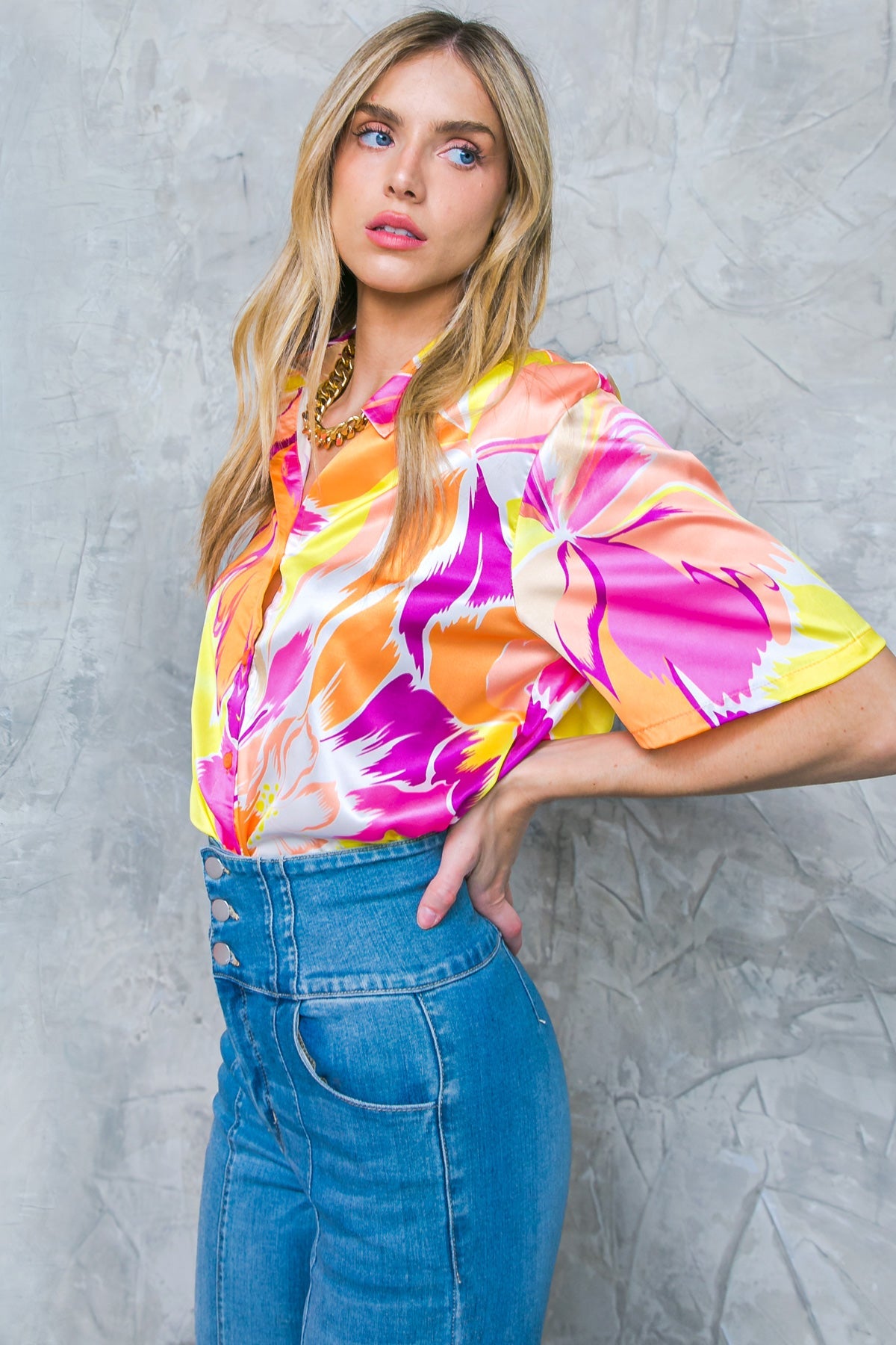 HELLO AROHA WOVEN TOP - MaraFormigone