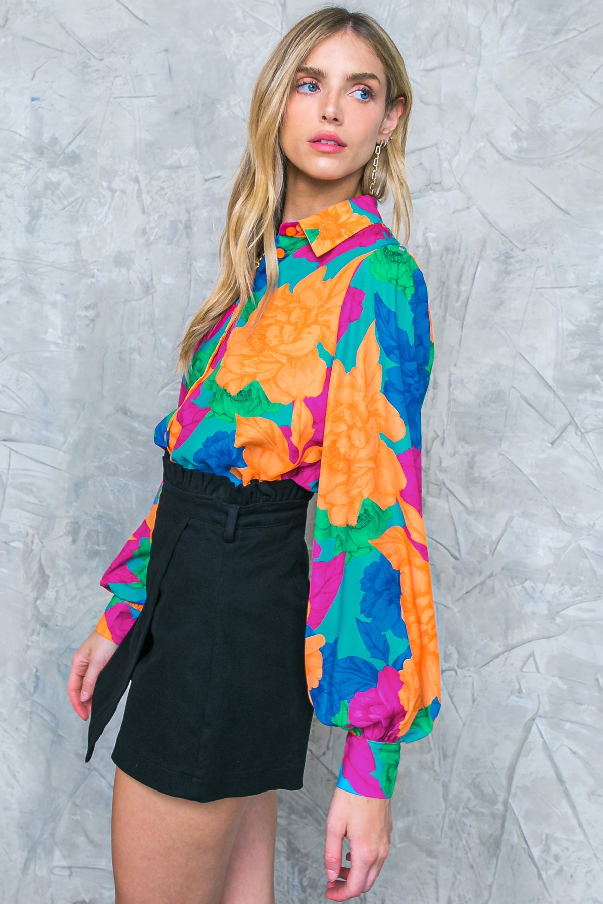 SOUL ON FIRE WOVEN TOP - MaraFormigone