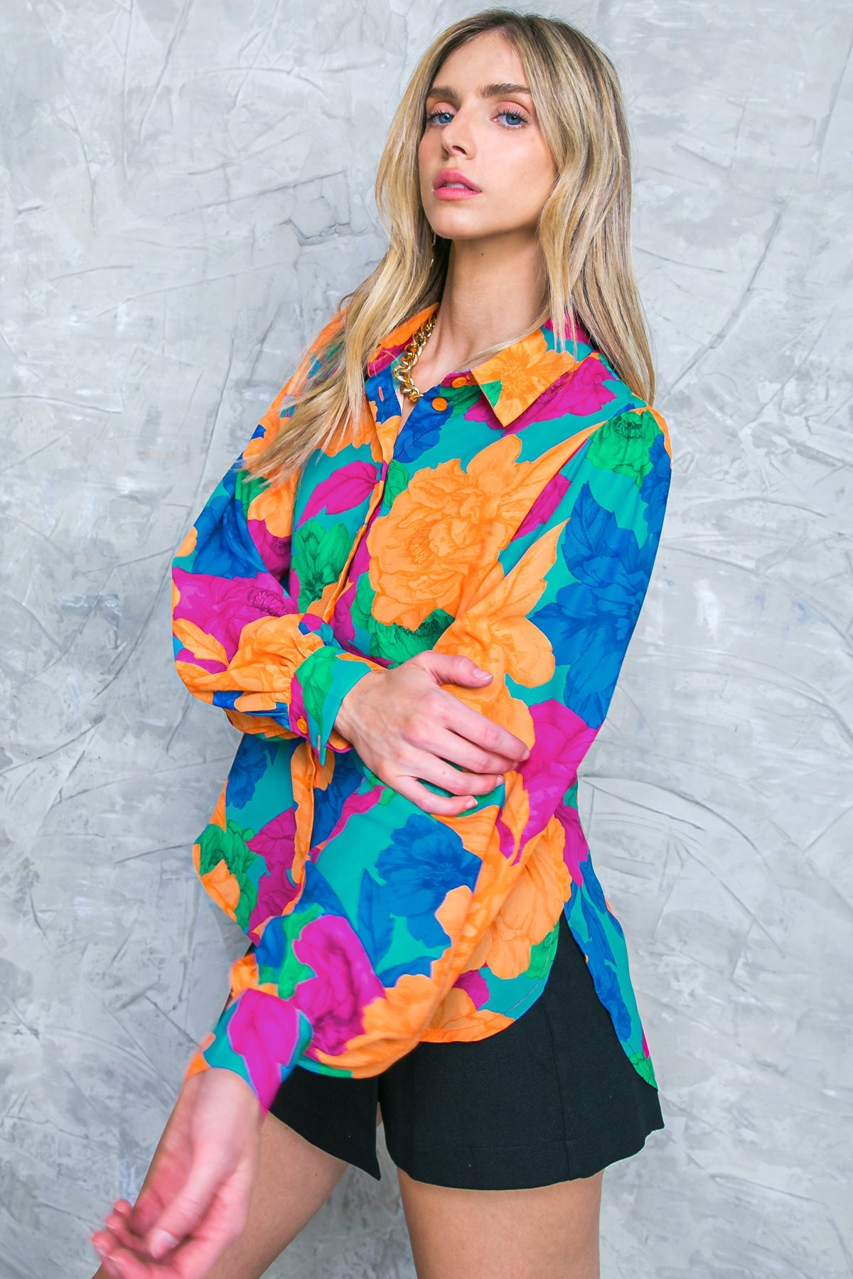 SOUL ON FIRE WOVEN TOP - MaraFormigone