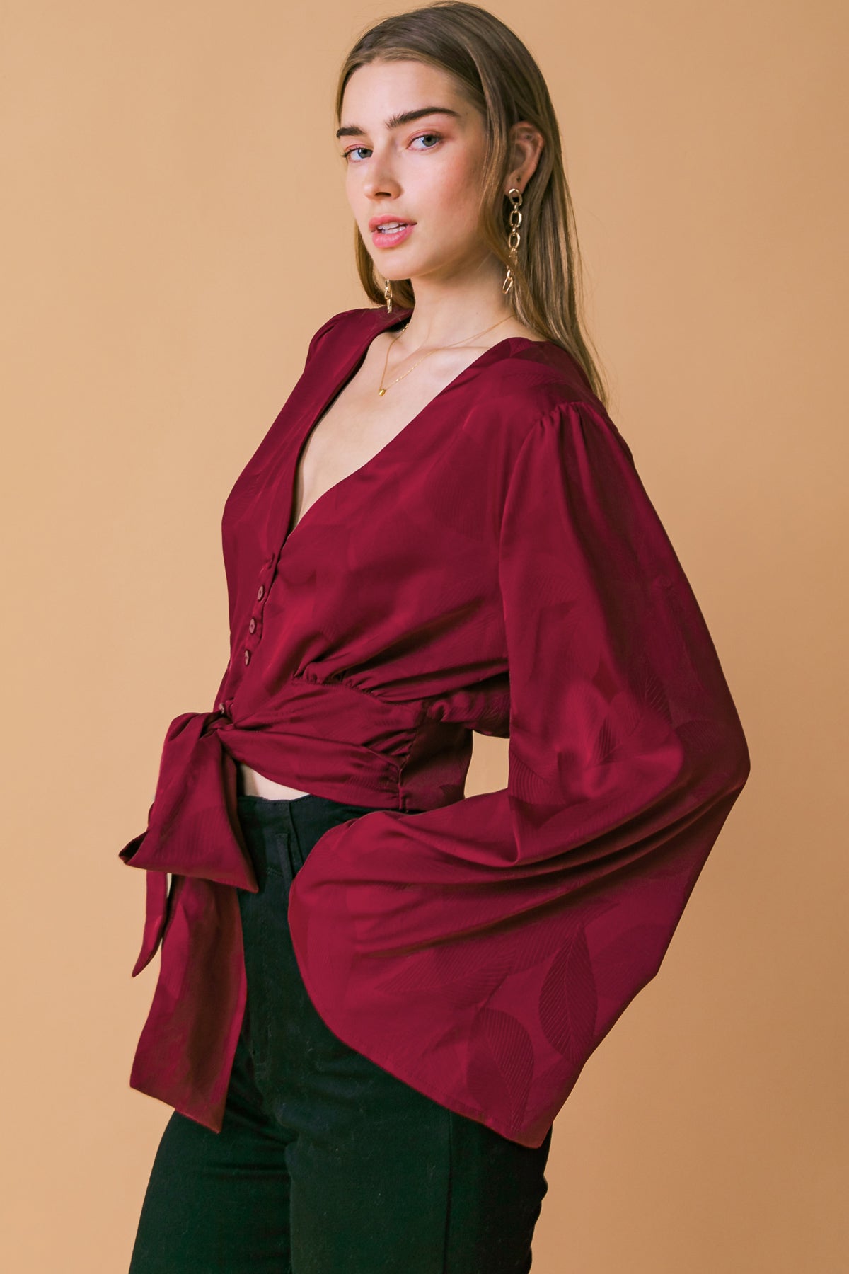 THE RIGHT ADDITION WOVEN TOP - MaraFormigone