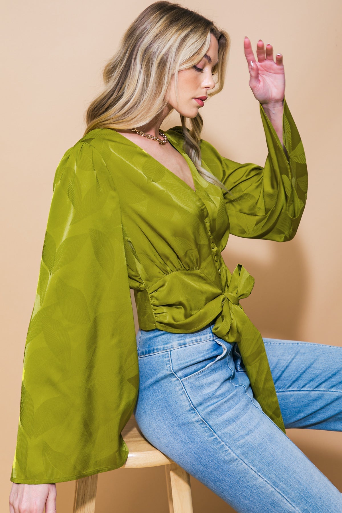 THE RIGHT ADDITION WOVEN TOP - MaraFormigone