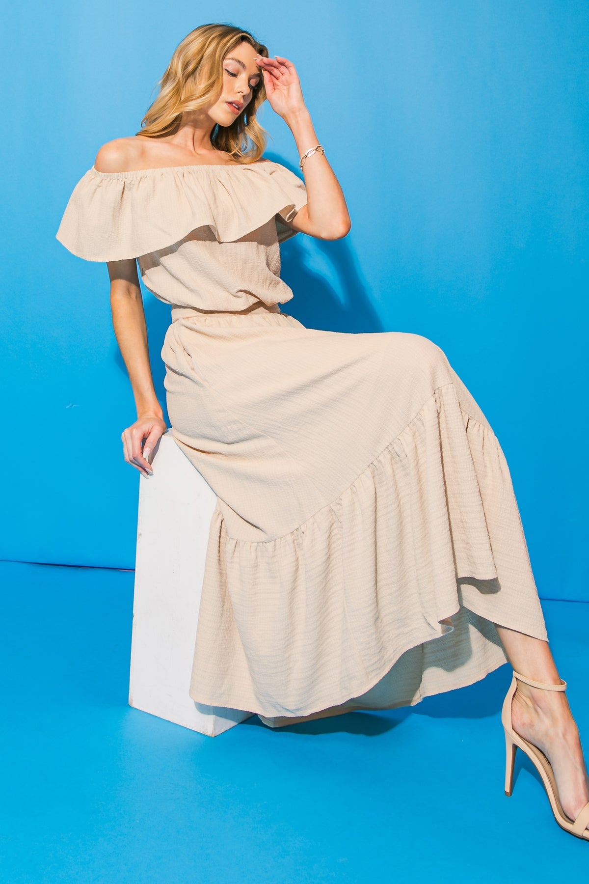 LOVELY MOOD WOVEN TOP - MaraFormigone