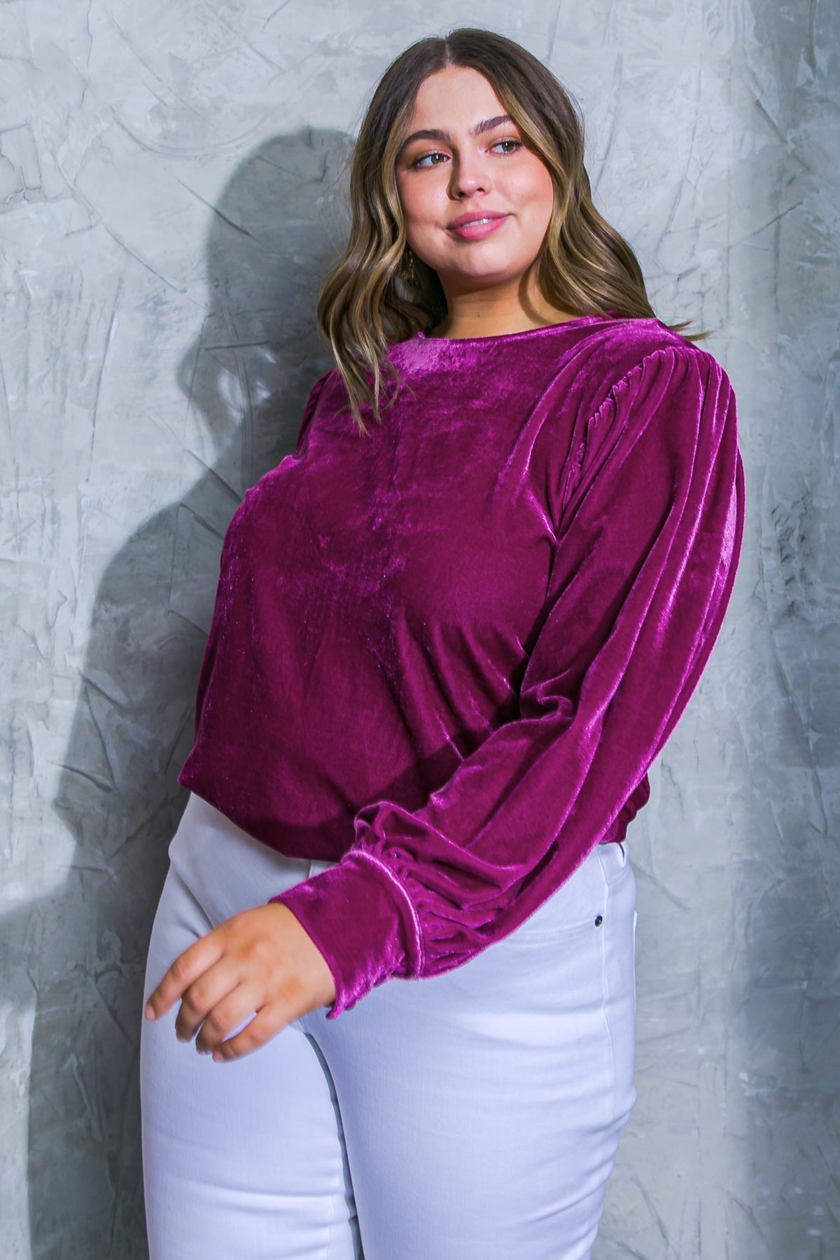 IT'S YOUR TIME VELVET TOP - MaraFormigone