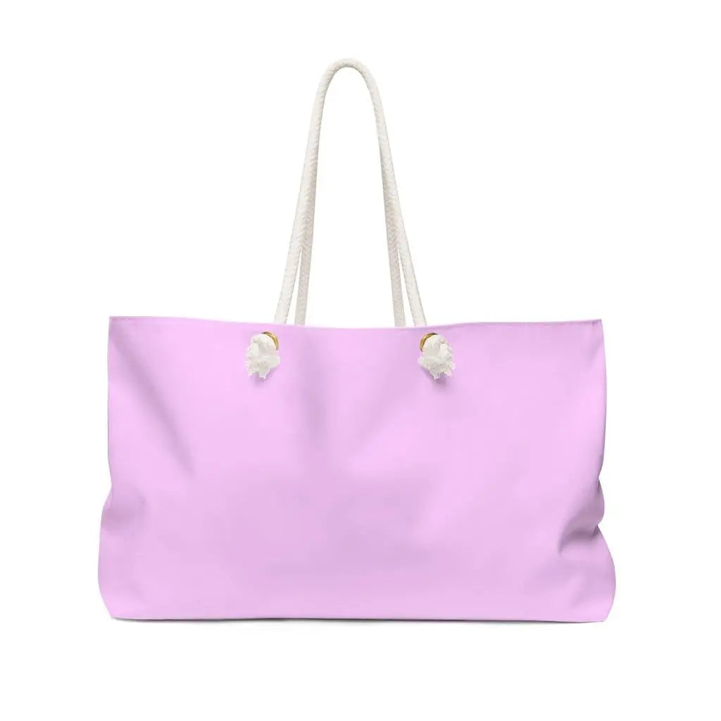 Weekender Tote Bag - Light Pink-1